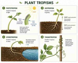 Class 10 Science Chapter 6: Control and Coordination 6 plant teopism image who ist work and its information